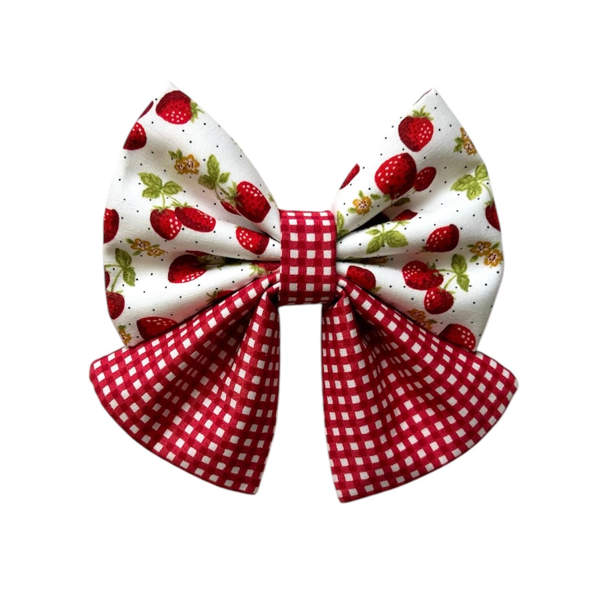 Strawberry Picnic Sailor Bow