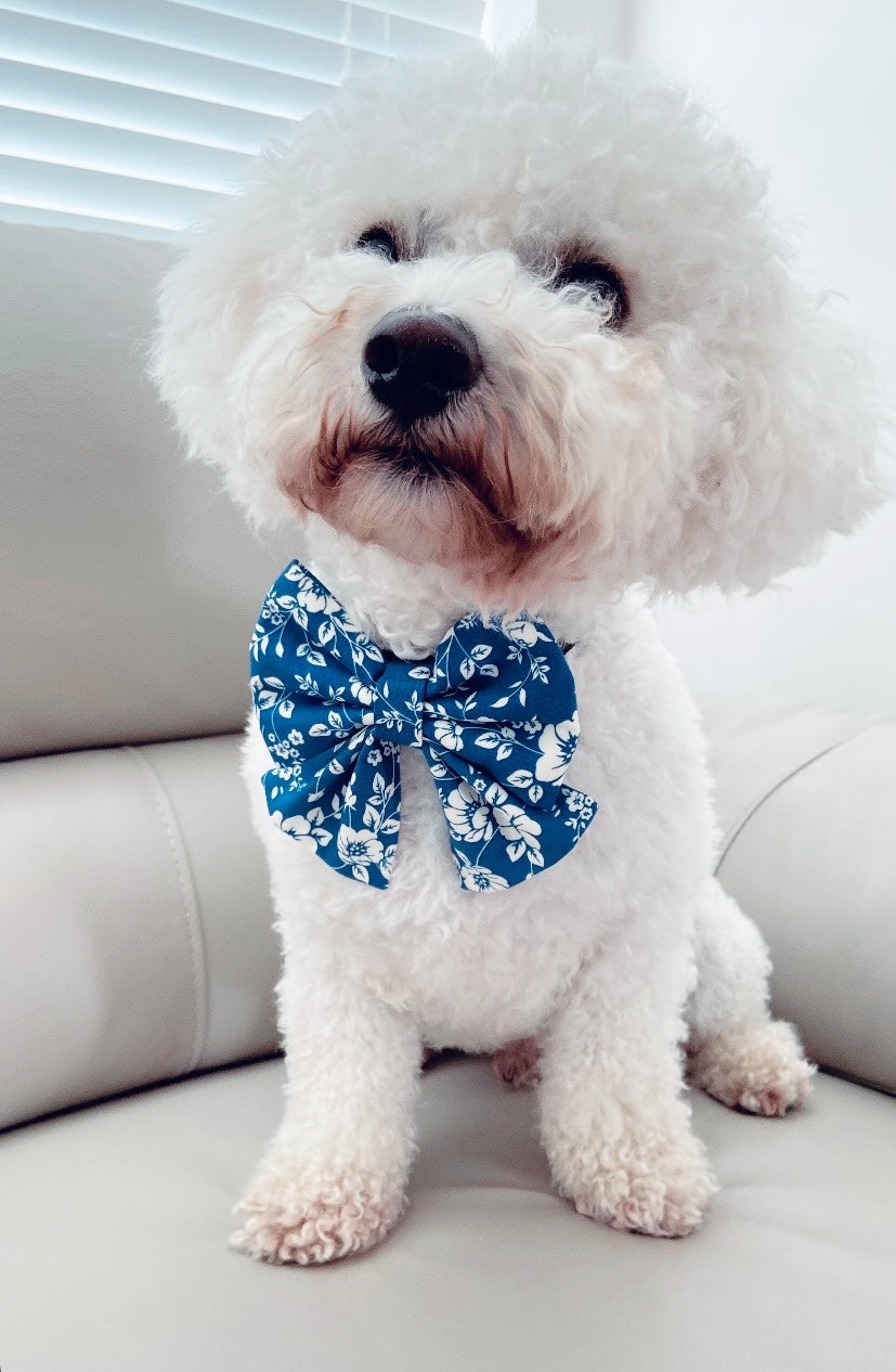 Little Beau Blue Sailor Bow
