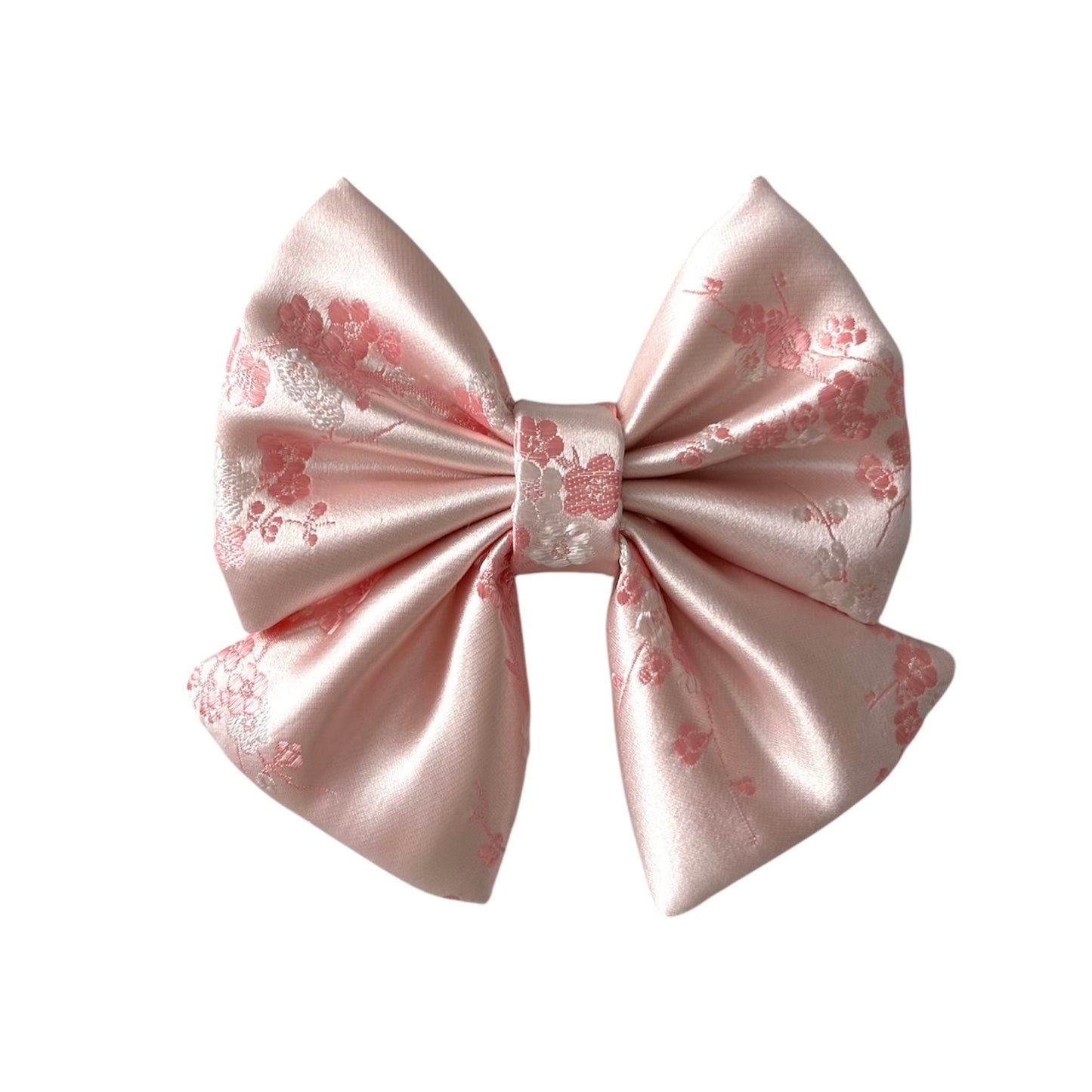 Pink Silk Cherry Blossom Sailor Bow