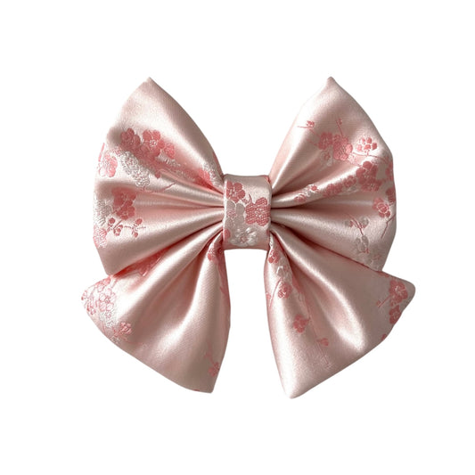 Pink Silk Cherry Blossom Sailor Bow