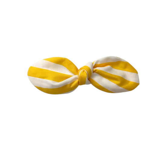 Yellow Stripe Dinky Bow