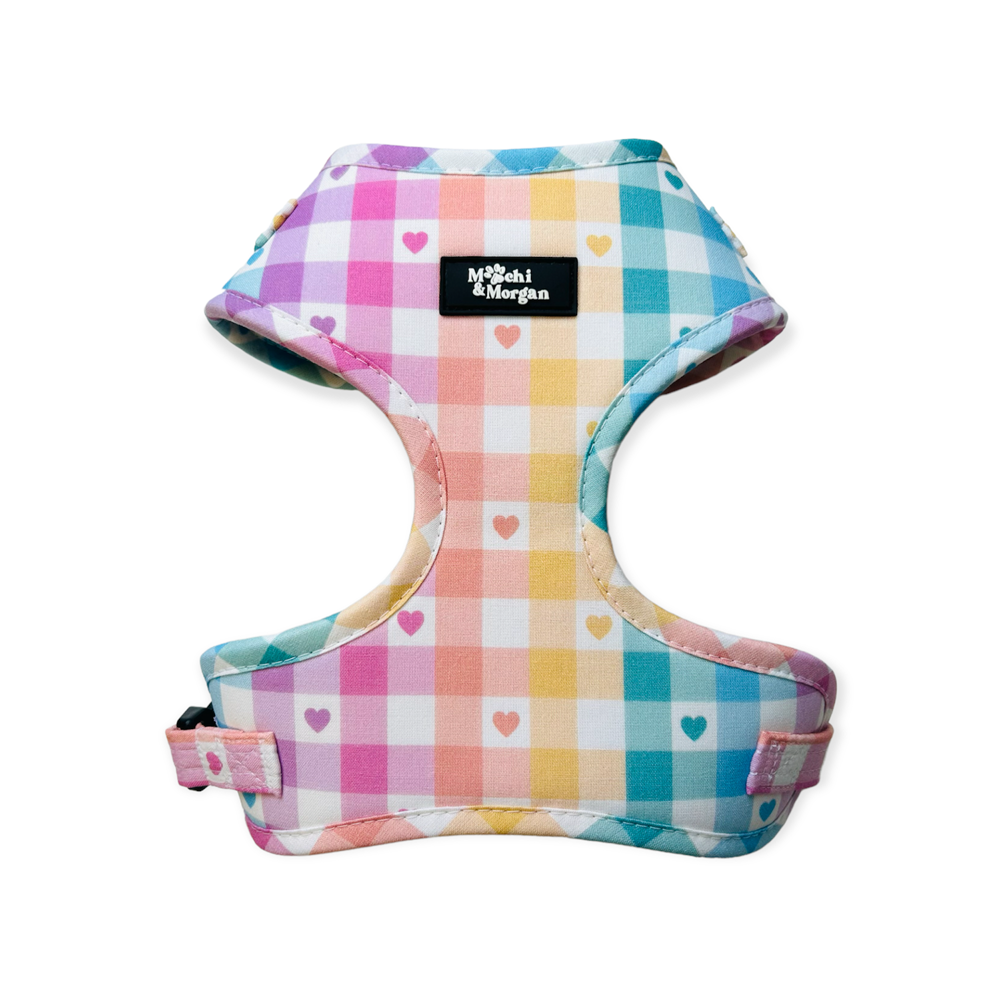 Damier Pastel Dog Harness